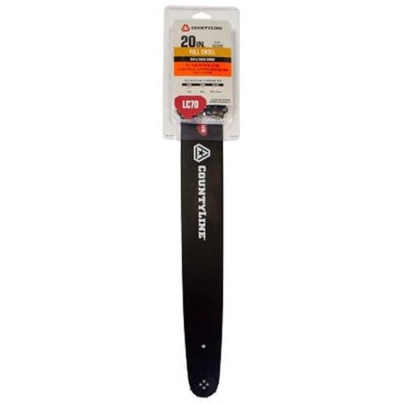 CountyLine BL8502070NS-4176TSC Chainsaw Guide Bar and Chain Combo 20" 70 Link
