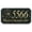 Black Polish, variant on QualArc EXE-4702-BP-PA 9 in. StoneMetal Pineapple Logo Rectangle Solid Granite Address Plaque in Polished Black Color