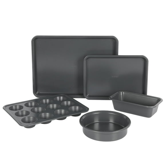Babish 5 Piece Nonstick Heavy Gauge Professional Carbon Steel Bakeware Set