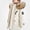 Beige, variant on Girls Parka Winter Coat With Hood Girls Winter Warm Quilted Down Jacket Insulated Long Length Outerwear Beige Size 5T