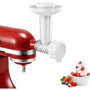 PQPO Ice Cream Maker Attachment for KitchenAid Stand Mixers, Dairy Free Frozen Fruit Soft Serve Machine, Compatible with KitchenAid & Cuisinart, for Yogurt/Gelato