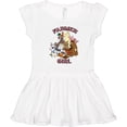 thumbnail image 3 of Inktastic Farmer Girl with Happy Farm Animals Girls Toddler Dress, 3 of 5