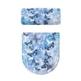 thumbnail image 2 of HELLHERO 2 Pieces Fits All Toilet Shapes Toilet Top Cover Set with Elastic Edge for Adjustable, 2 of 8