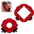 thumbnail image 4 of Router Corner Radius Template, Premium Aluminum Alloy Router Corner Rounding Jig for Woodworking, 8-in-1 Arc Cutting Guide Set (R10-R50), Fits Trim, Handheld, and Table Routers, 4 of 9