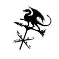thumbnail image 1 of Langgg Weather Vane Farm Bracket Weathervane Farmhouse Durable Scene Dragon, 1 of 8