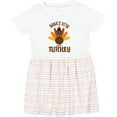 thumbnail image 3 of Inktastic Thanksgiving Nana Little Turkey Girls Toddler Dress, 3 of 5