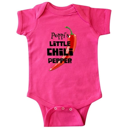 

Inktastic Poppi s Little Chili Pepper Gift Baby Boy or Baby Girl Bodysuit