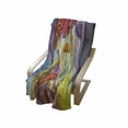 thumbnail image 4 of Psychedelic Soft Flannel Fleece Throw Blanket, Watercolor Style Mushrooms Dreamy Grungy Style Enchanted Forest Theme, Cozy Plush for Indoor and Outdoor Use, 60" x 80", Multicolor, by Ambesonne, 4 of 6