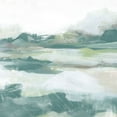 thumbnail image 2 of Vess, June Erica 15x15 White Modern Wood Framed Museum Art Print Titled - Emerald Valley Swath I, 2 of 4