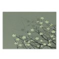 thumbnail image 3 of Japanese Cutting Board, Retro Flourishing Twiggy Eastern Blossoms Botanical Metaphoric Concept, Decorative Tempered Glass Cutting and Serving Board, Small Size, Beige Brown, by Ambesonne, 3 of 5
