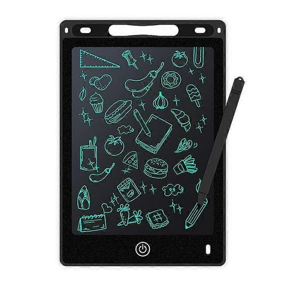 Children's Digital Drawing Board - Practical LCD Screen, 8.5 Inch Tablet + Pen Black