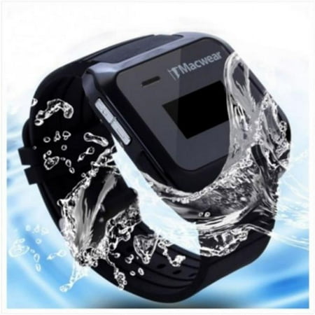 IMacwear CA-0145B 1. 1 inch Oled Display Bluetooth V3. 0 Smart Watch for Apple Phones & Android Phones, Black