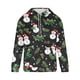 thumbnail image 4 of Sudadera con capucha para hombre, informal, con cordón, estampado navideño, deportiva, blusa de poliéster, 4 of 4