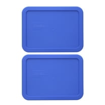 Pyrex 7210-PC 3 Cup Amparo Blue Lids (2-Pack)
