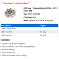 thumbnail image 2 of Oil Pump - Compatible with 2004 - 2011 Volvo S40 2005 2006 2007 2008 2009 2010, 2 of 2