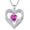 10-Oct-Tourmaline, variant on JKR I Love You to the Moon and Back Necklaces for Women 925 Sterling Silver Double Heart Necklace with 12 Birthstone Jewelry Birthday Anniversary Mothers Day Gifts for Women