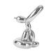 thumbnail image 4 of Escultura de resina galvanizada, figura de animal, color plateado, L Sliver-L, 4 of 8