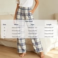 thumbnail image 3 of Aloohaidyvio Womens Plaid Pajamas Pants with Pockets Lounge Wide Leg Pj Pants, Soft Casual Pants Lounge for Sleep,Pajama Bottoms, 3 of 9