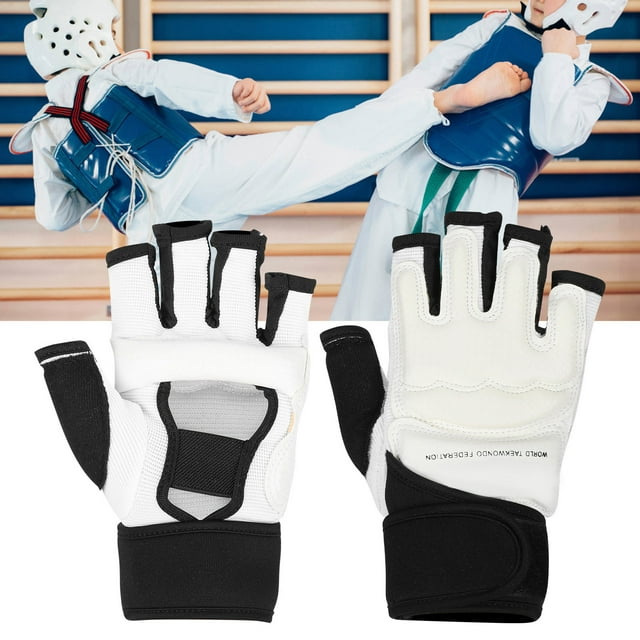 Gloves 2pcs Taekwondo Gloves Adults Children Hand Protector Wrestle Boxing Gloves Accessory