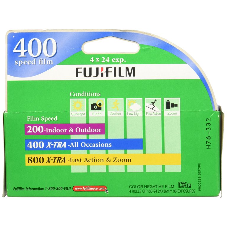 Fujifilm Superia X-TRA ISO 400 35mm Color Film - 24
