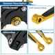 thumbnail image 4 of Palancas de freno y embrague cortas largas para Yamaha TMAX560 2019-2020, palanca de freno ajustable de motocicleta, aleación de aluminio, mango negro con extremo dorado, 4 of 6