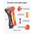 thumbnail image 2 of Car Safety Hammer 4 Pack, Car Window Glass Breaker And Seat Belt Cutter Car Emergency Escape Tool With Light Reflective Tape For Family Rescue, Life S, 2 of 5
