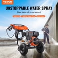 thumbnail image 2 of VEVOR Gas Pressure Washer 3500 PSI 2.6 GPM with 5 Nozzle Set for Cars Fences, 2 of 9