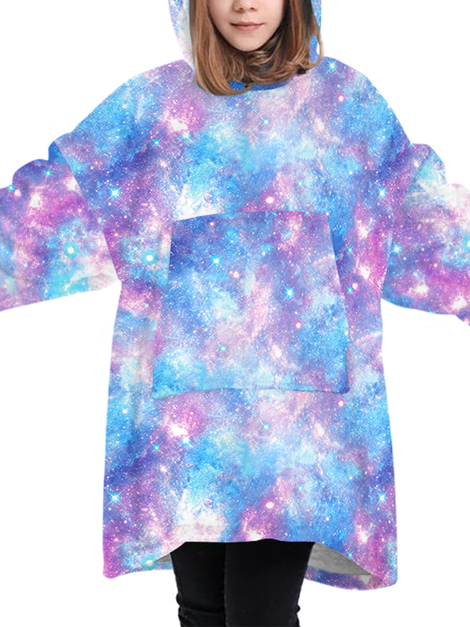 baby blue fluffy hoodie