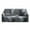 Black Feather, variant on 1 2 3 4 Seater Printed Black Sofa Cover Couch Slipcover, Elastic Stretch Armchair / Loveseat / Couch Sectional Sofa Slipcover Furniture with 1 Pillowcase Protector Dog Pet