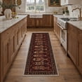 thumbnail image 3 of KUETH 2x7 Washable Runner Rug, Non Slip Flat Pile Kitchen Hallway Runner Rug with Fish Pattern, Pet Friendly Soft Runner Rug for Floor, 3 of 7