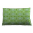 thumbnail image 1 of Ahgly Company Patterned Outdoor Rectangular Nebula Green Lumbar Throw Pillow, 13 inch by 19 inch, 1 of 5