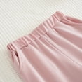 thumbnail image 6 of eczipvz Toddler Girl Winter Outfits Baby Clothes Gender Neutral Baby Boy Girl Long Sleeve Sweatshirt Pullover Pant Fall Outfit Pink,4-5 Years, 6 of 9