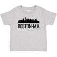 thumbnail image 3 of Inktastic Boston Massachusetts Skyline City Silhouette Boys or Girls Baby T-Shirt, 3 of 5