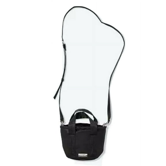 Victoria's Secret Pink Mini Bucket Crossbody Bag Color Black NWT