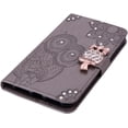 thumbnail image 3 of Compatible with iPhone 13 Pro Max Case Glitter Stylish Crystal Owl with Wrist Strap Kickstand Magnetic Leather Wallet for Women Flip Phone Case for iPhone 13 Pro Max 6.7 inch Grey YK, 3 of 14