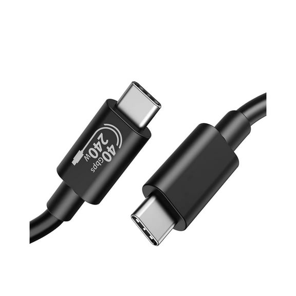 USB C Cable(3.3FT, 240W), USB 4 Data Cable, 40Gbps, 8K HD Display, Thunderbolt 4/3 Compatible, for iPhone 17, MacBook, Hub, Docking and More