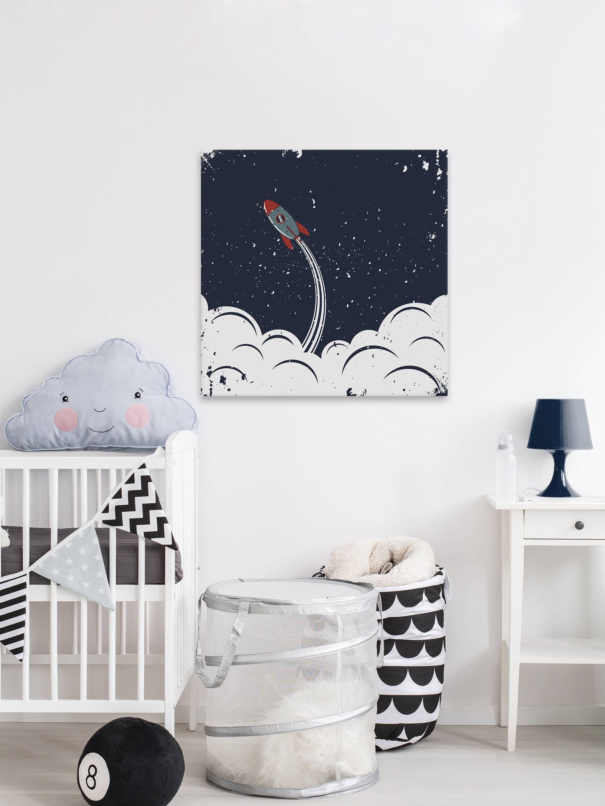 Marmont Hill Spaceship Launch Canvas Wall Art