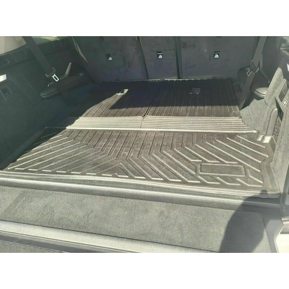 EACCESSORIES EA Cargo Liner – Trunk Mat for BMW X7 2019-2024 – Weather-Resistant Trunk Mats for Cars with Raised Lip – Non-Slip Car Trunk Mat Rubber – Easy to Install – Laser Pre-Cut Design
