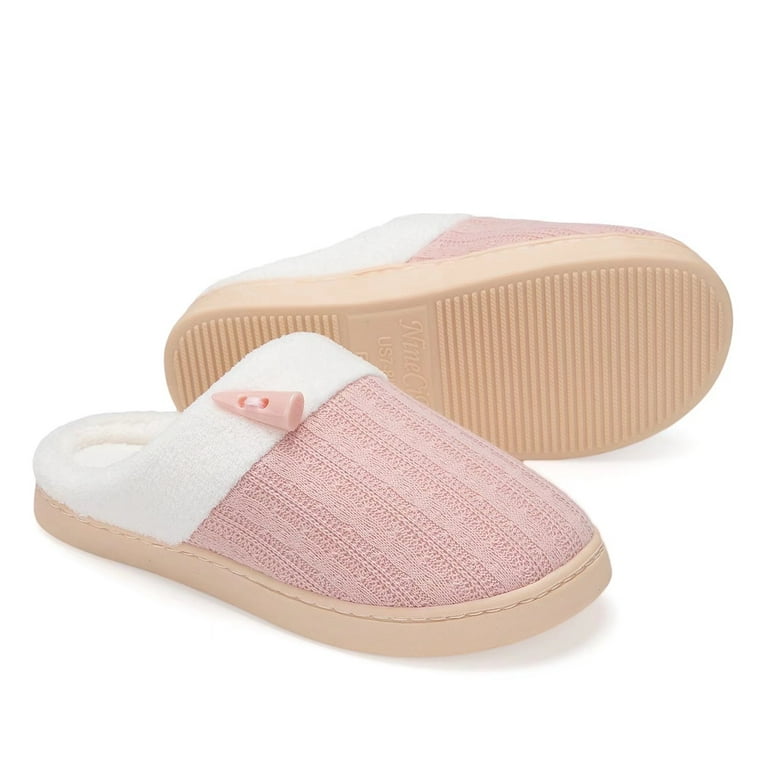 NineCiFun House Slippers for Women on Memory Foam Indoor Outdoor