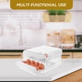 thumbnail image 3 of BESTYASH Organizador Para Huevos Doble Para Refrigerador Y Cocina Con Y Tapa Transparente, 3 of 8