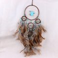 thumbnail image 4 of con plumas decoración para colgar en ornamento-gran turquesa, 4 of 9