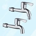 thumbnail image 2 of Outdoor Faucet Garden Mixer Brass Chrome Washing Machine Faucet Wall, 2 of 5