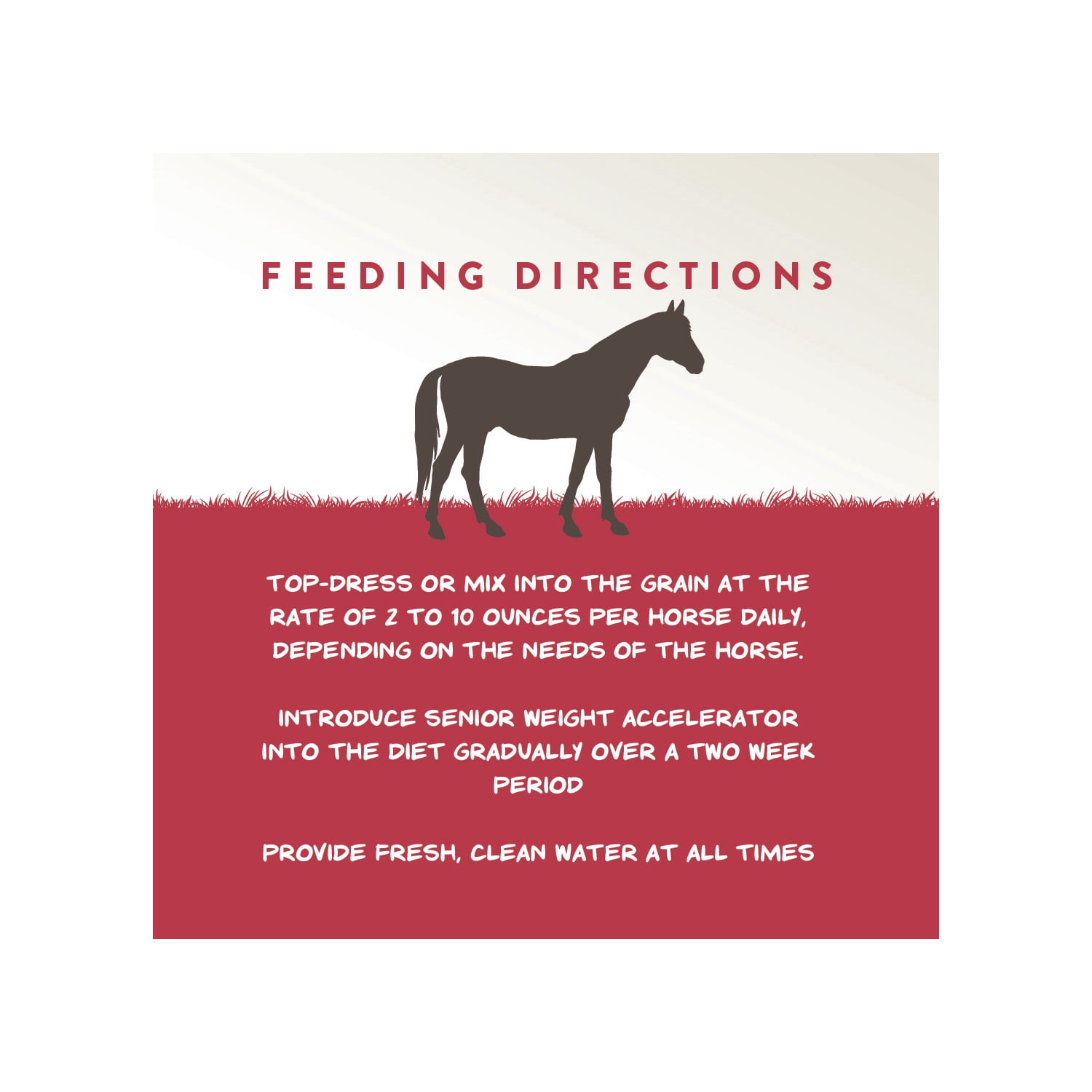 Manna Pro Weight Accelerator for Senior Horses w/Omega 3 Fatty Acids 8lbs.