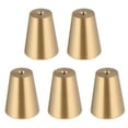 thumbnail image 1 of DEEPCRAFF 5Pcs Decorative Door Knobs with Copper Finish for Cabinets, 1 of 8
