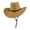 Gold, variant on Cowboy Hat British Style Western Rancher Hat For Unisex Multicolour M