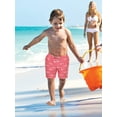 thumbnail image 6 of Toddler Boys Swim Trunks Quick Dry Boys Swim Shorts with Mesh Liner Beach Toddler Boys Bathing Suit Pink Pineapple 3T, 6 of 9