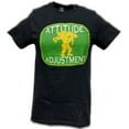 thumbnail image 5 of John Cena Green Logo Black T-Shirt Attitude Adjustment Mens 5XL, 5 of 6