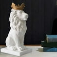 thumbnail image 6 of Crown Lion Statue 21mm Aluminum alloy Sculpture, 6 of 10