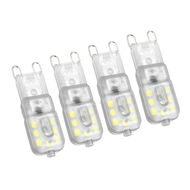 Bombillas LED regulables Jinwen 4 piezas G9 3W