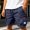 A40 Navy, variant on Men's Cargo Shorts Quick Dry Lightweight Athletic Shorts Elastic Waist Drawstring with Multi Zipper Pockets for Hiking Golf Workout Outdoor Summer Casual
